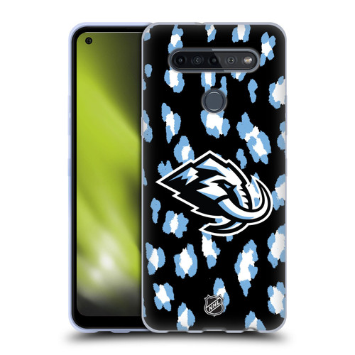 NHL Utah Mammoth Leopard Pattern Soft Gel Case for LG K51S