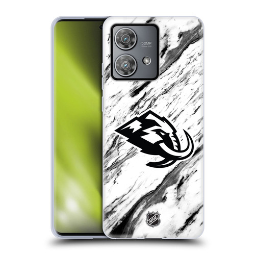 NHL Utah Mammoth Marble Soft Gel Case for Motorola Edge 40 Neo 5G