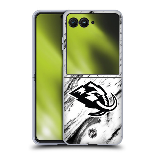 NHL Utah Mammoth Marble Soft Gel Case for Motorola Razr 50 Ultra