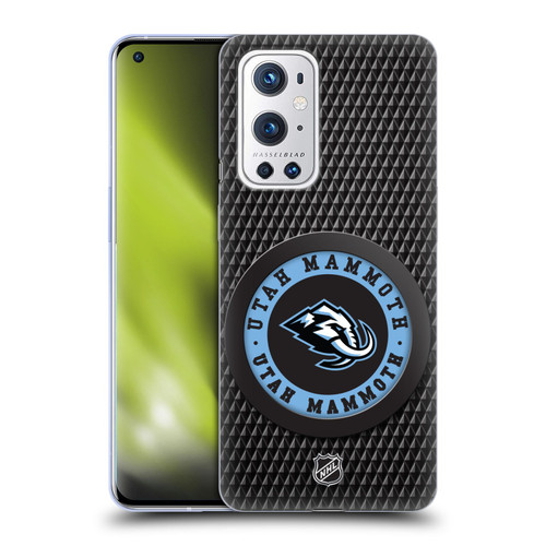 NHL Utah Mammoth Puck Texture Soft Gel Case for OnePlus 9 Pro