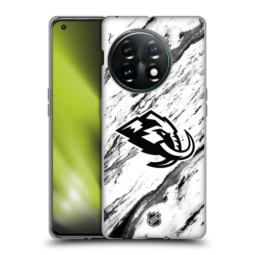 NHL Utah Mammoth Marble Soft Gel Case for OnePlus 11 5G
