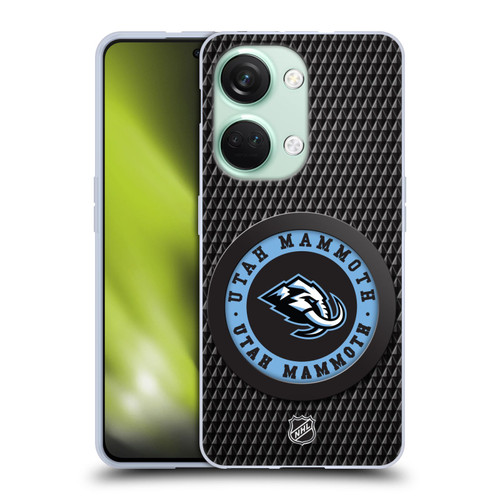 NHL Utah Mammoth Puck Texture Soft Gel Case for OnePlus Nord 3 5G