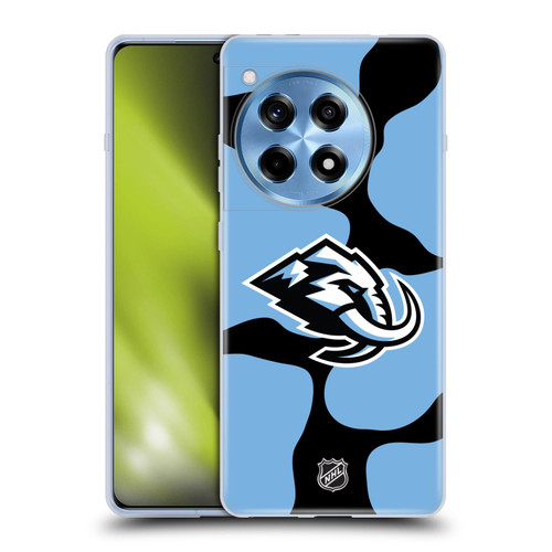 NHL Utah Mammoth Cow Pattern Soft Gel Case for OnePlus 12R