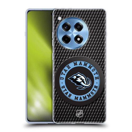 NHL Utah Mammoth Puck Texture Soft Gel Case for OnePlus 12R