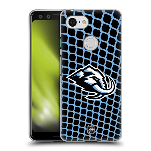 NHL Utah Mammoth Net Pattern Soft Gel Case for Google Pixel 3