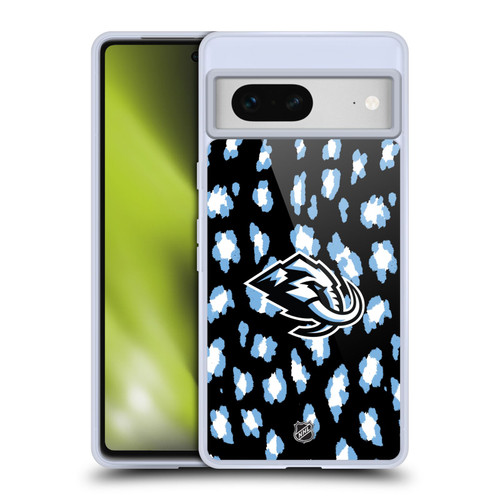 NHL Utah Mammoth Leopard Pattern Soft Gel Case for Google Pixel 7