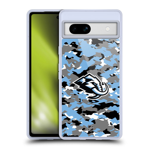 NHL Utah Mammoth Camouflage Soft Gel Case for Google Pixel 7a