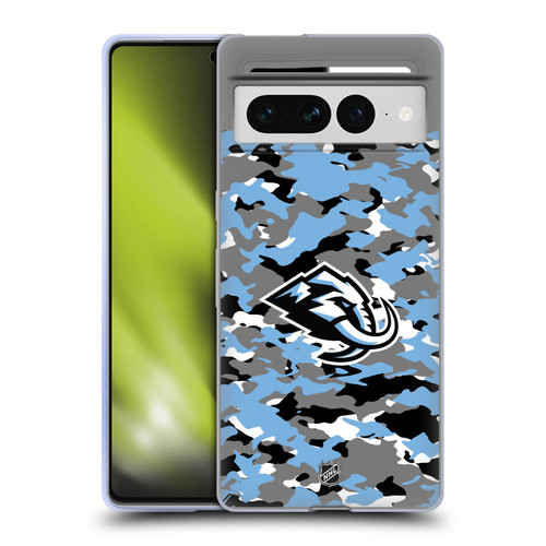 NHL Utah Mammoth Camouflage Soft Gel Case for Google Pixel 7 Pro