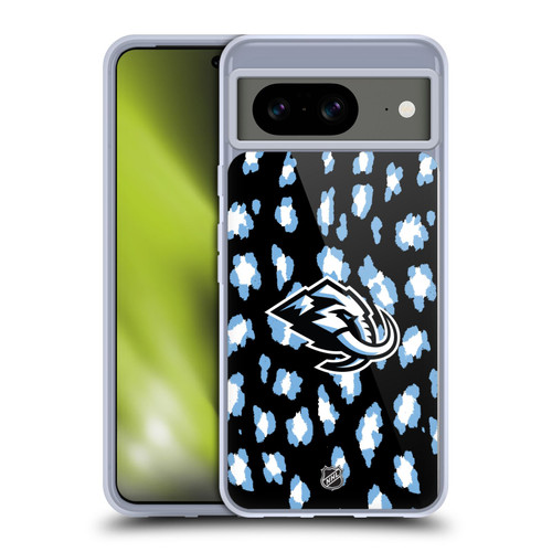 NHL Utah Mammoth Leopard Pattern Soft Gel Case for Google Pixel 8