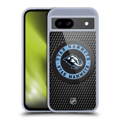 NHL Utah Mammoth Puck Texture Soft Gel Case for Google Pixel 8a