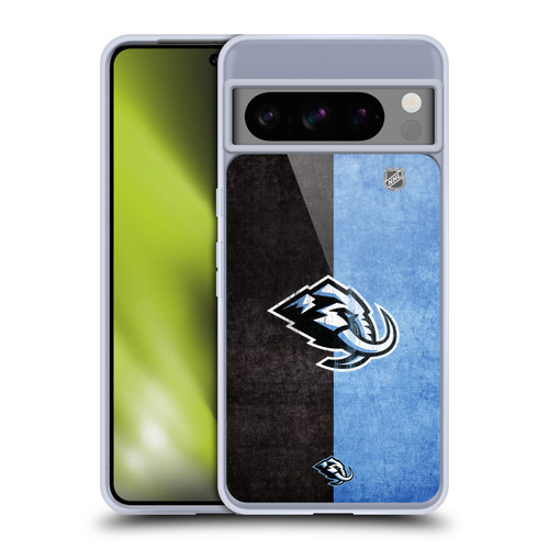 NHL Utah Mammoth Half Distressed Soft Gel Case for Google Pixel 8 Pro