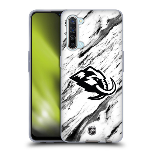 NHL Utah Mammoth Marble Soft Gel Case for OPPO Find X2 Lite 5G