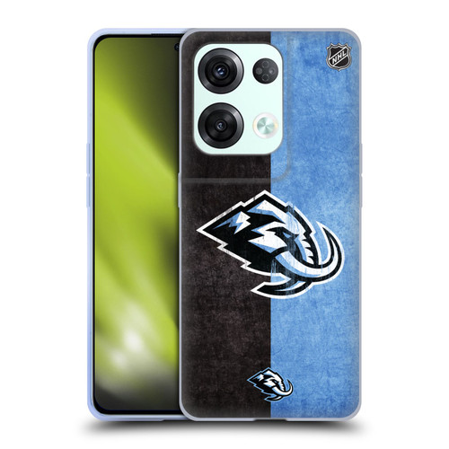NHL Utah Mammoth Half Distressed Soft Gel Case for OPPO Reno8 Pro