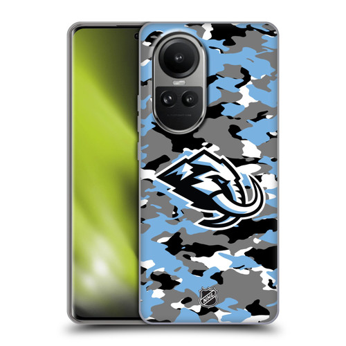 NHL Utah Mammoth Camouflage Soft Gel Case for OPPO Reno10 5G / Reno10 Pro 5G