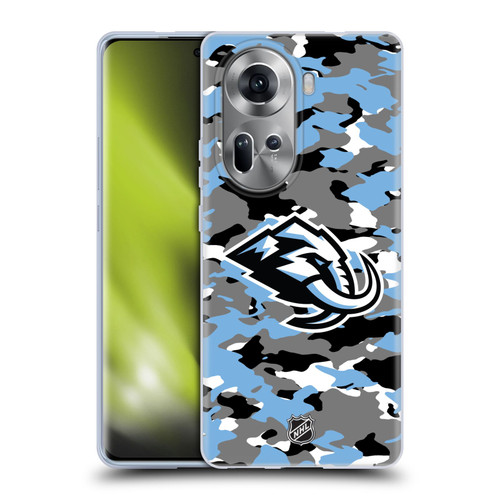 NHL Utah Mammoth Camouflage Soft Gel Case for OPPO Reno11