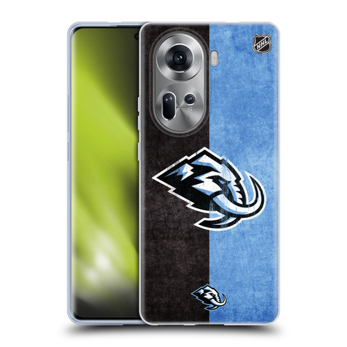 NHL Utah Mammoth Half Distressed Soft Gel Case for OPPO Reno11 NHL Utah Mammoth Half Distressed Soft Gel Case for OPPO Reno11