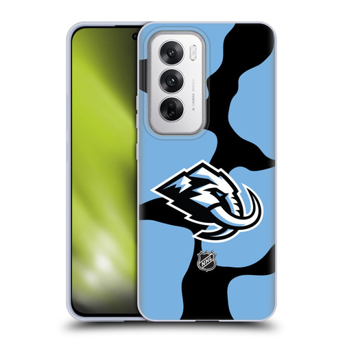 NHL Utah Mammoth Cow Pattern Soft Gel Case for OPPO Reno12 5G