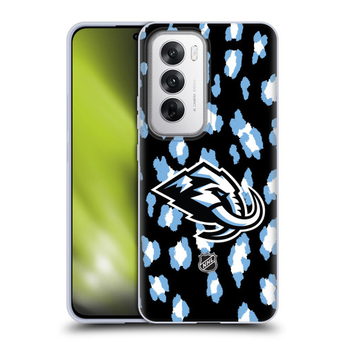 NHL Utah Mammoth Leopard Pattern Soft Gel Case for OPPO Reno12 5G