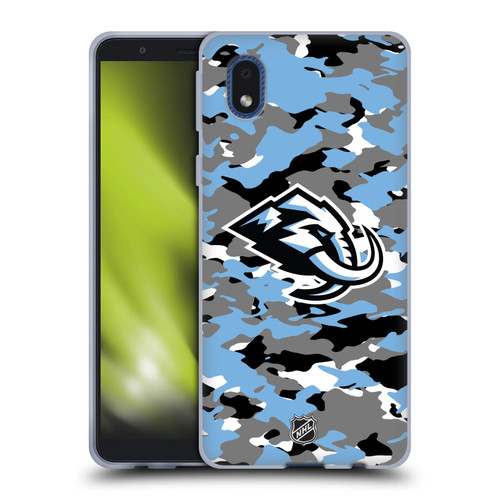 NHL Utah Mammoth Camouflage Soft Gel Case for Samsung Galaxy A01 Core (2020)