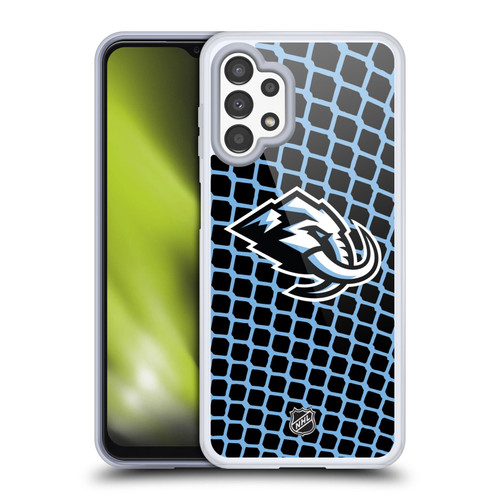 NHL Utah Mammoth Net Pattern Soft Gel Case for Samsung Galaxy A13 (2022)