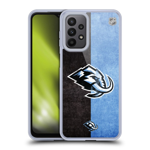 NHL Utah Mammoth Half Distressed Soft Gel Case for Samsung Galaxy A23 / 5G (2022)