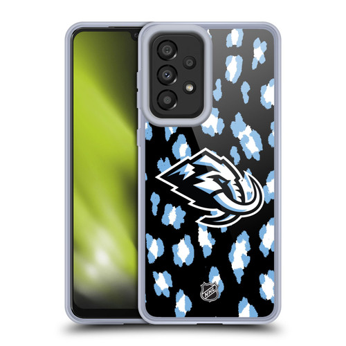 NHL Utah Mammoth Leopard Pattern Soft Gel Case for Samsung Galaxy A33 5G (2022)