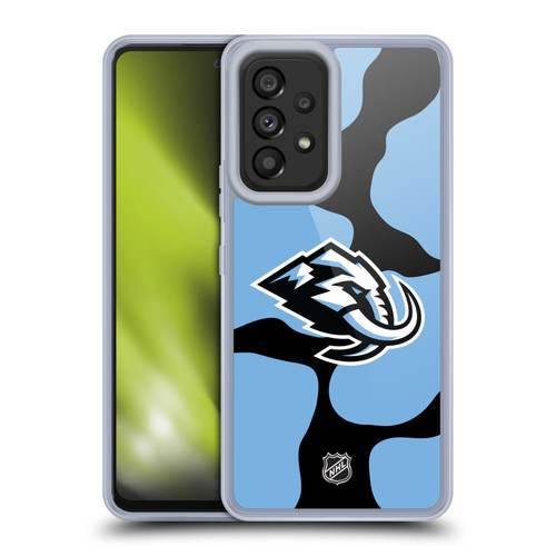NHL Utah Mammoth Cow Pattern Soft Gel Case for Samsung Galaxy A53 5G (2022)