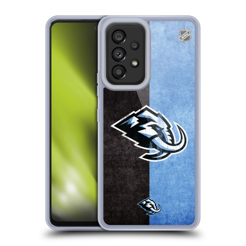NHL Utah Mammoth Half Distressed Soft Gel Case for Samsung Galaxy A53 5G (2022)