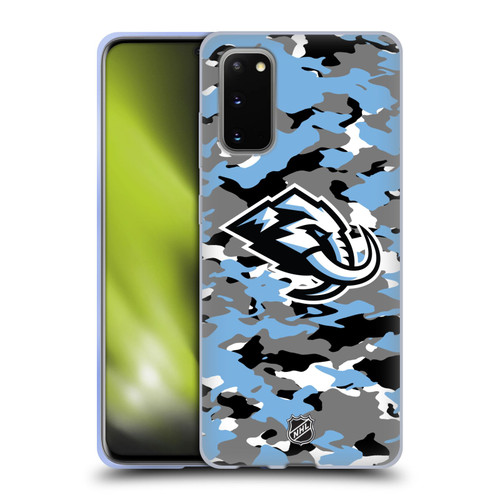 NHL Utah Mammoth Camouflage Soft Gel Case for Samsung Galaxy S20 / S20 5G
