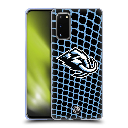 NHL Utah Mammoth Net Pattern Soft Gel Case for Samsung Galaxy S20 / S20 5G