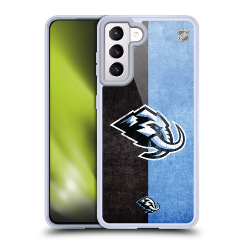 NHL Utah Mammoth Half Distressed Soft Gel Case for Samsung Galaxy S21 5G