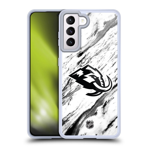 NHL Utah Mammoth Marble Soft Gel Case for Samsung Galaxy S21 5G