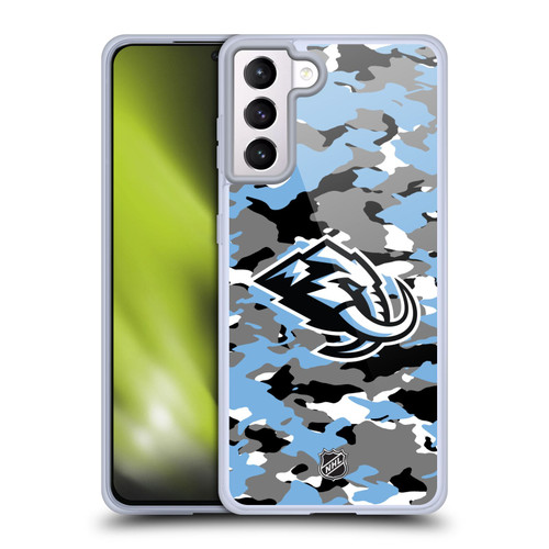 NHL Utah Mammoth Camouflage Soft Gel Case for Samsung Galaxy S21+ 5G