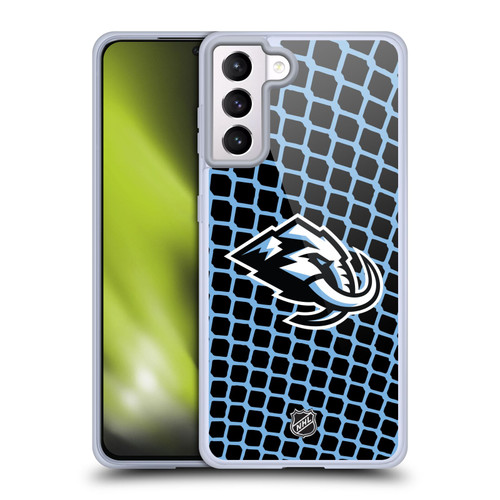 NHL Utah Mammoth Net Pattern Soft Gel Case for Samsung Galaxy S21+ 5G