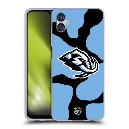 NHL Utah Mammoth Cow Pattern Soft Gel Case for Samsung Galaxy M04 5G / A04e