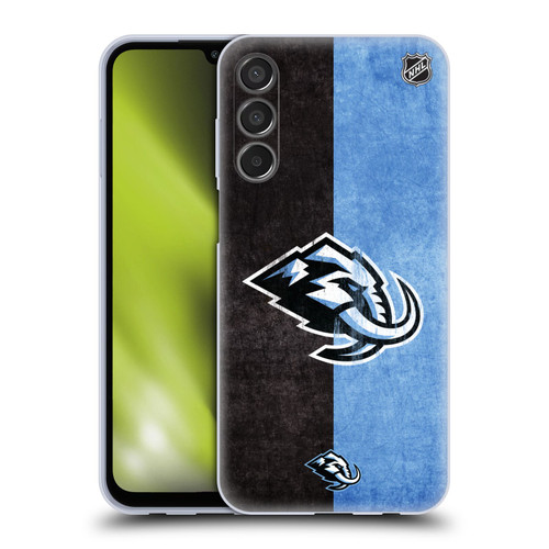 NHL Utah Mammoth Half Distressed Soft Gel Case for Samsung Galaxy M15/F15 5G