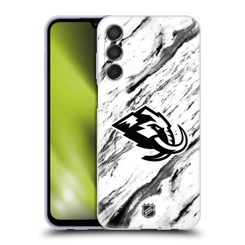 NHL Utah Mammoth Marble Soft Gel Case for Samsung Galaxy M15/F15 5G