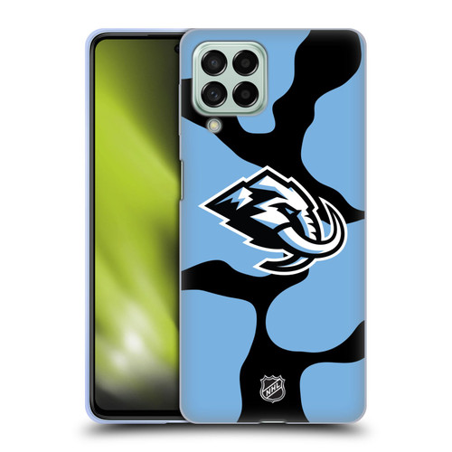 NHL Utah Mammoth Cow Pattern Soft Gel Case for Samsung Galaxy M53 (2022)