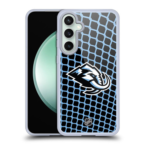 NHL Utah Mammoth Net Pattern Soft Gel Case for Samsung Galaxy S23 FE 5G
