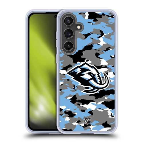 NHL Utah Mammoth Camouflage Soft Gel Case for Samsung Galaxy S24 FE