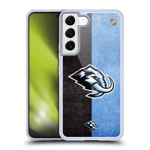 NHL Utah Mammoth Half Distressed Soft Gel Case for Samsung Galaxy S22 5G