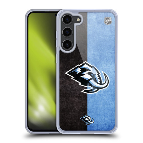 NHL Utah Mammoth Half Distressed Soft Gel Case for Samsung Galaxy S23+ 5G