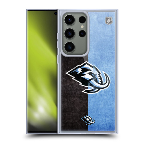 NHL Utah Mammoth Half Distressed Soft Gel Case for Samsung Galaxy S23 Ultra 5G