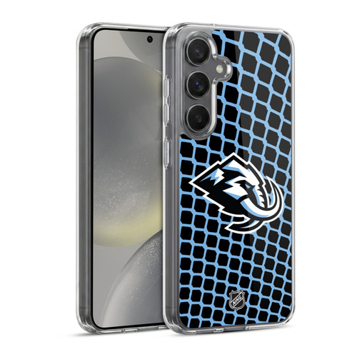 NHL Utah Mammoth Net Pattern Soft Gel Case for Samsung Galaxy S24 5G & MagSafe