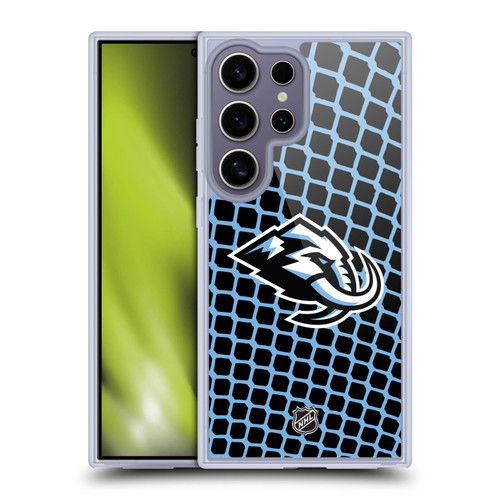 NHL Utah Mammoth Net Pattern Soft Gel Case for Samsung Galaxy S25 Ultra