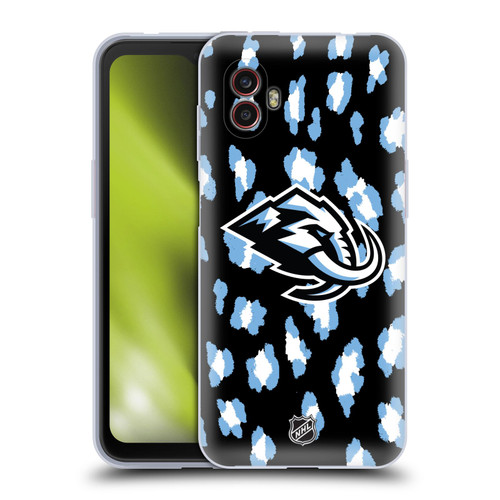 NHL Utah Mammoth Leopard Pattern Soft Gel Case for Samsung Galaxy Xcover6 Pro/Pro2