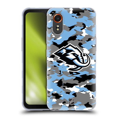 NHL Utah Mammoth Camouflage Soft Gel Case for Samsung Galaxy Xcover7 5G NHL Utah Mammoth Camouflage Soft Gel Case for Samsung Galaxy Xcover7 5G