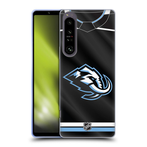 NHL Utah Mammoth Jersey Soft Gel Case for Sony Xperia 1 IV