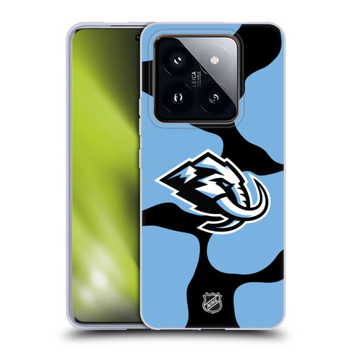NHL Utah Mammoth Cow Pattern Soft Gel Case for Xiaomi 14 Pro