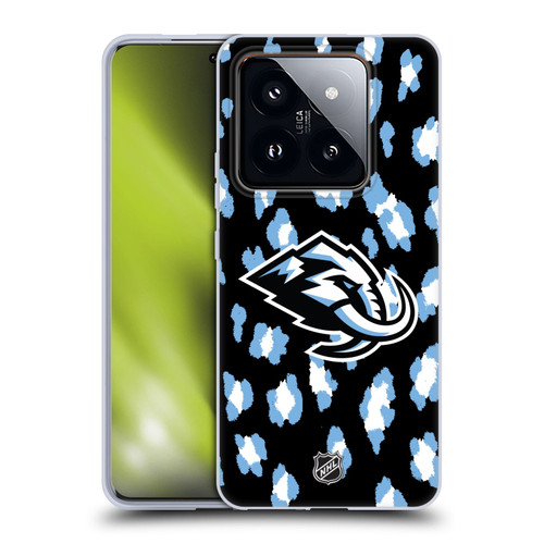 NHL Utah Mammoth Leopard Pattern Soft Gel Case for Xiaomi 14 Pro